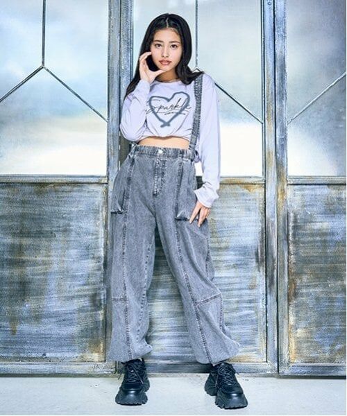 Lovetoxic / ラブトキシック Tシャツ | 【LTXC】サイドドロスト長T | 詳細1