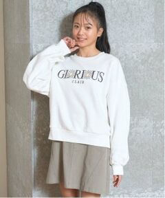 【GOODPRICE】裏起毛フラワーロゴプルオーバー