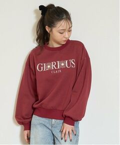 Lovetoxic / ラブトキシック スウェット | 【GOODPRICE】裏起毛フラワーロゴプルオーバー