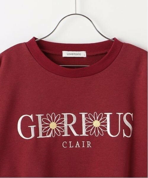 Lovetoxic / ラブトキシック スウェット | 【GOODPRICE】裏起毛フラワーロゴプルオーバー | 詳細2