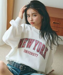 Lovetoxic / ラブトキシック スウェット | 【GOODPRICE】裏起毛カレッジプルオーバー