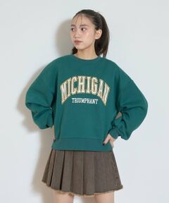 Lovetoxic / ラブトキシック スウェット | 【GOODPRICE】裏起毛カレッジプルオーバー