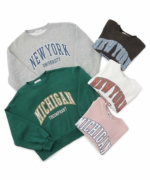 Lovetoxic / ラブトキシック スウェット | 【GOODPRICE】裏起毛カレッジプルオーバー | 詳細9