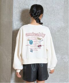 Lovetoxic / ラブトキシック スウェット | 裏起毛バックワッペンプルオーバー