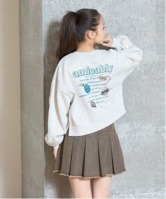 Lovetoxic / ラブトキシック スウェット | 裏起毛バックワッペンプルオーバー