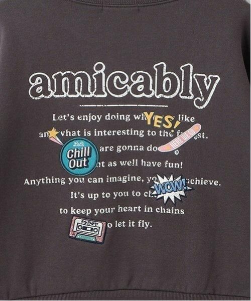 Lovetoxic / ラブトキシック スウェット | 裏起毛バックワッペンプルオーバー | 詳細6