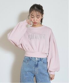 Lovetoxic / ラブトキシック スウェット | ロゴクロップドプルオーバー