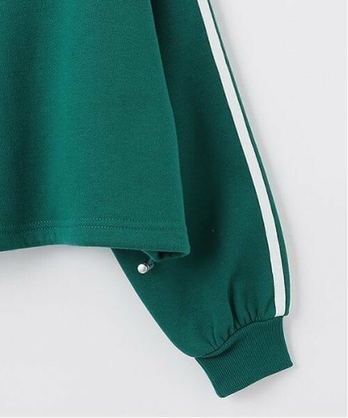 Lovetoxic / ラブトキシック スウェット | 【LTXC】裏起毛クロップドハーフジップ | 詳細5