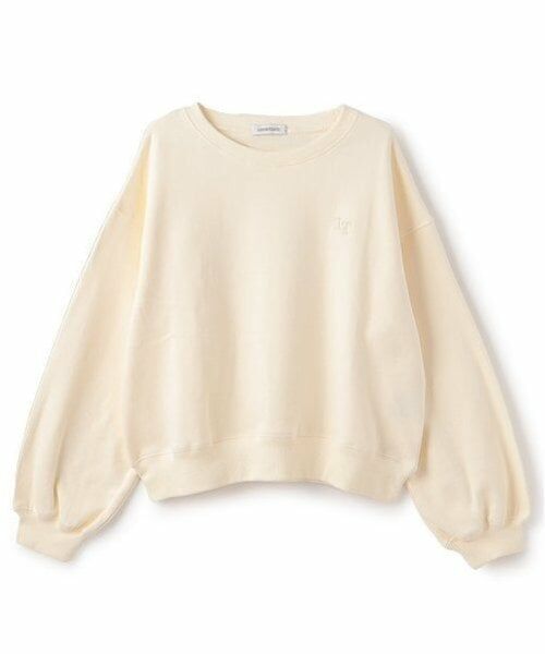 Lovetoxic / ラブトキシック スウェット | 【ベーシック/裏起毛】【綿100％】トレーナー（アイボリー）