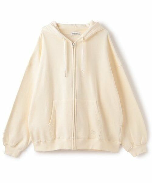 Lovetoxic / ラブトキシック パーカー | 【ベーシック/裏起毛】【綿100％】ジップパーカ（アイボリー）