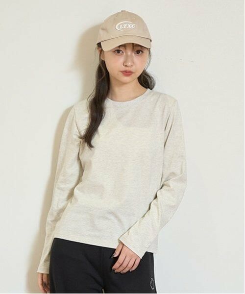 Lovetoxic / ラブトキシック Tシャツ | 【ベーシック】【GOODPRICE】【綿100％】長袖Tシャツ（シロ杢）