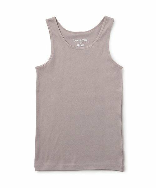 Lovetoxic / ラブトキシック キャミソール・チューブトップ | 【ベーシック】C100％タンクトップ（モカ茶）
