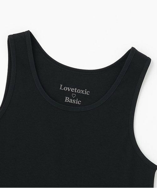 Lovetoxic / ラブトキシック キャミソール・チューブトップ | 【ベーシック】C100％タンクトップ | 詳細2