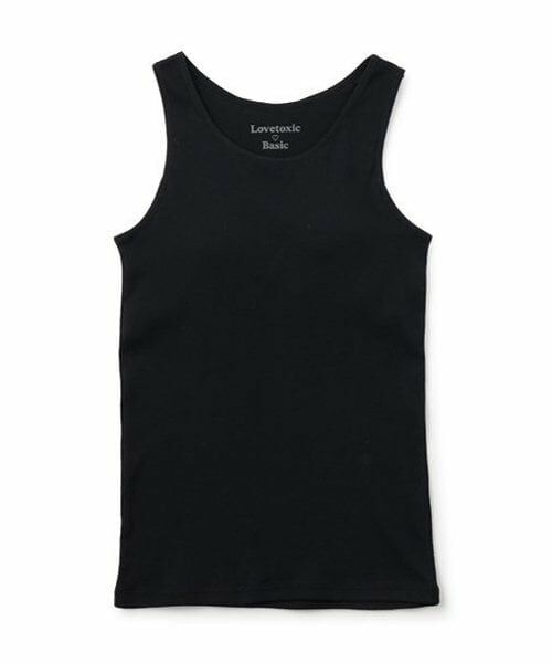 Lovetoxic / ラブトキシック キャミソール・チューブトップ | 【ベーシック】【綿100％】パッドつきタンクトップ | 詳細4