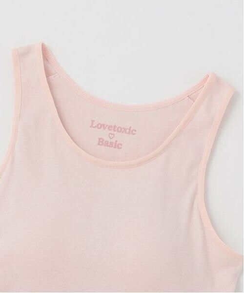 Lovetoxic / ラブトキシック キャミソール・チューブトップ | 【ベーシック】【綿100％】パッドつきタンクトップ | 詳細6