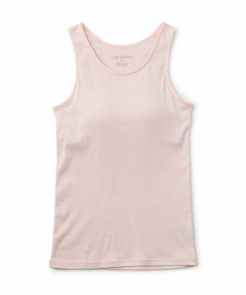 Lovetoxic / ラブトキシック キャミソール・チューブトップ | 【ベーシック】【綿100％】パッドつきタンクトップ（ピンク）