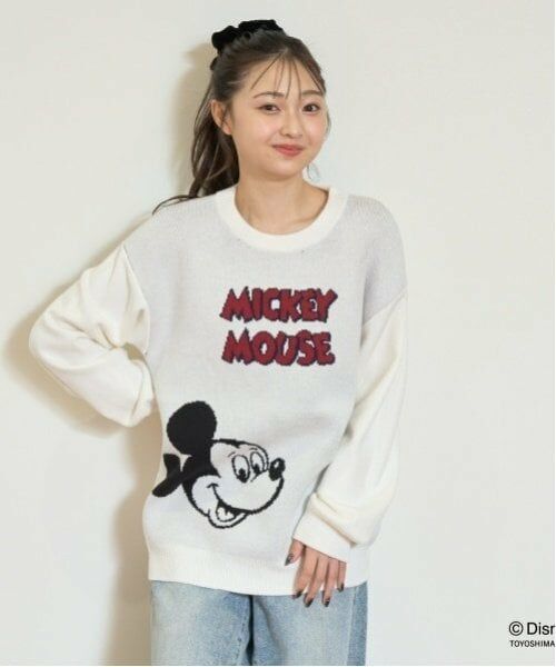 Lovetoxic / ラブトキシック ニット・セーター | 【Disney】ニットプルオーバー（アイボリー）