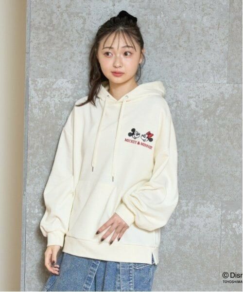 Lovetoxic / ラブトキシック パーカー | 【Disney】アソートパーカ（アイボリー）