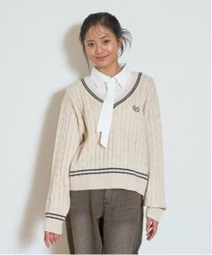 Lovetoxic / ラブトキシック ニット・セーター | レイヤードチルデンニット