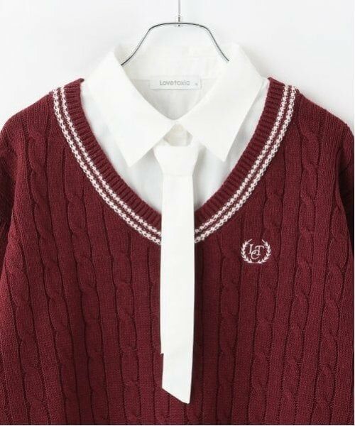 Lovetoxic / ラブトキシック ニット・セーター | レイヤードチルデンニット | 詳細2