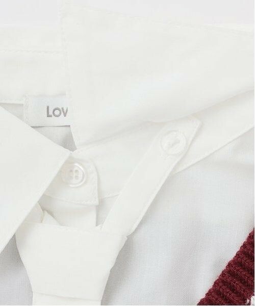 Lovetoxic / ラブトキシック ニット・セーター | レイヤードチルデンニット | 詳細3