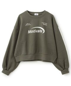 Lovetoxic / ラブトキシック スウェット | 【LTXC】裏起毛ラインクロップドトレーナー