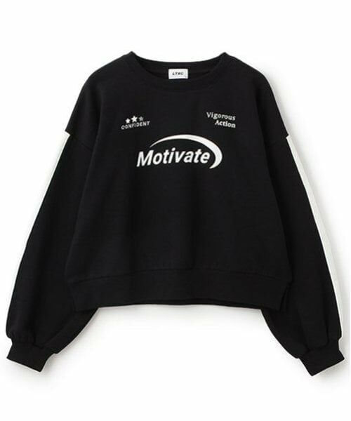 Lovetoxic / ラブトキシック スウェット | 【LTXC】裏起毛ラインクロップドトレーナー | 詳細10