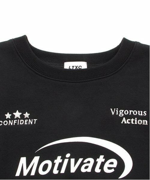 Lovetoxic / ラブトキシック スウェット | 【LTXC】裏起毛ラインクロップドトレーナー | 詳細2