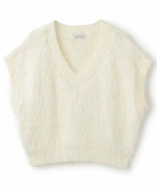 Lovetoxic / ラブトキシック ニット・セーター | フェザーニットベスト | 詳細9