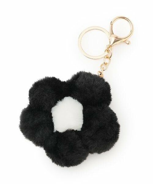 Lovetoxic / ラブトキシック チャーム | フラワーファーチャーム（黒）