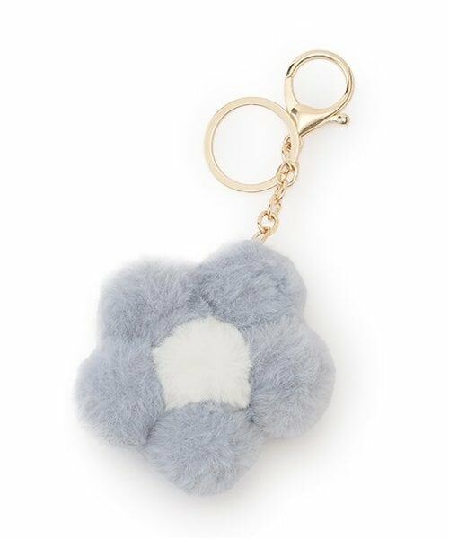 Lovetoxic / ラブトキシック チャーム | フラワーファーチャーム（グレー）