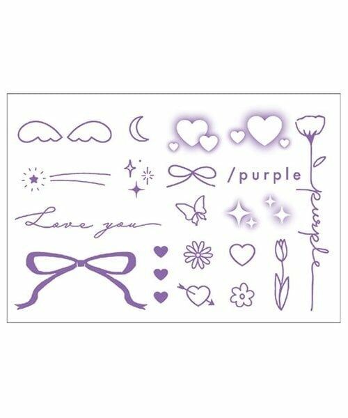 Lovetoxic / ラブトキシック 服飾雑貨 | カラータトゥーシール（パープル）