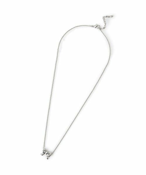 Lovetoxic / ラブトキシック ネックレス・ペンダント・チョーカー | ミニリボンネックレス（シルバー）