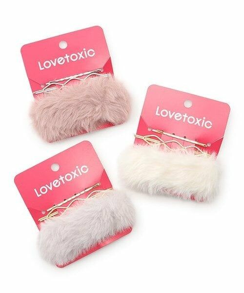 Lovetoxic / ラブトキシック ヘアピン | ファーパッチンピン | 詳細3