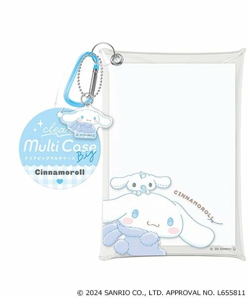 Lovetoxic / ラブトキシック ポーチ | 【SANRIO】クリアケース（サックス）