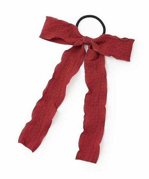 Lovetoxic / ラブトキシック ヘアゴム・シュシュ | 太リボンゴム（エンジ）