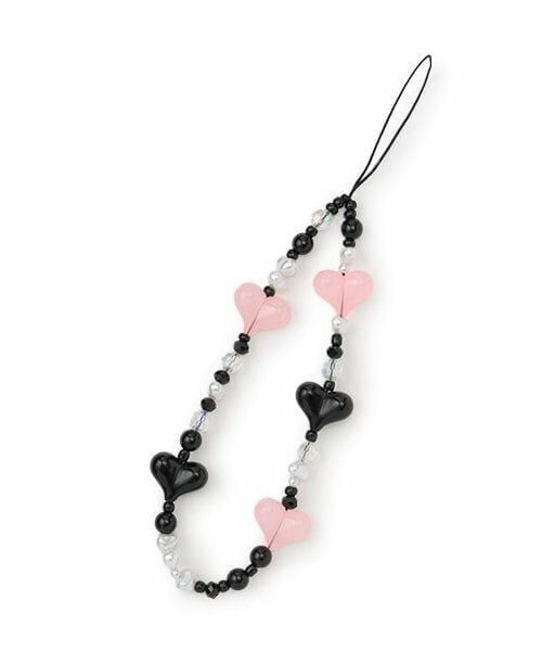 Lovetoxic / ラブトキシック チャーム | パールビーズハートチャーム（ピンク）