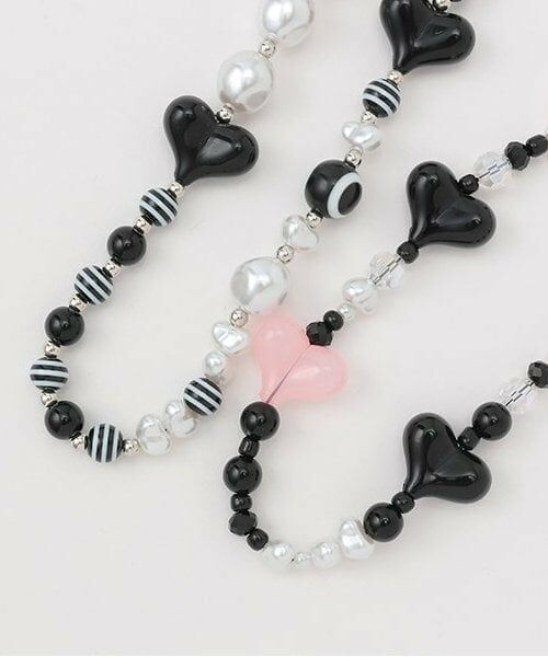 Lovetoxic / ラブトキシック チャーム | パールビーズハートチャーム | 詳細3