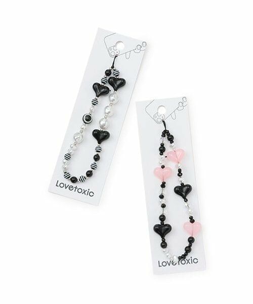 Lovetoxic / ラブトキシック チャーム | パールビーズハートチャーム | 詳細4