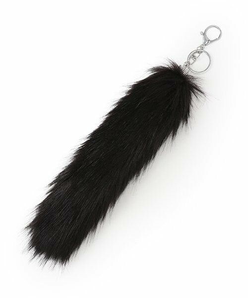 Lovetoxic / ラブトキシック チャーム | しっぽファーチャームL（黒）