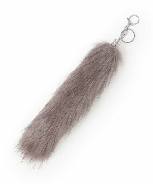 Lovetoxic / ラブトキシック チャーム | しっぽファーチャームL（グレー）