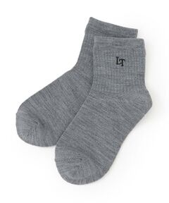 Lovetoxic / ラブトキシック ベビー・キッズウエア | 【ベーシック/あったか】刺しゅうクルーソックス