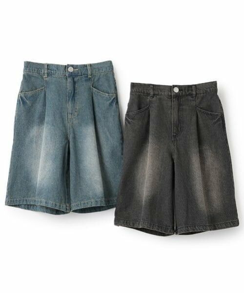 Lovetoxic / ラブトキシック ショート・ハーフ・半端丈パンツ | 【LTXC】タックハーフデニムパンツ | 詳細6