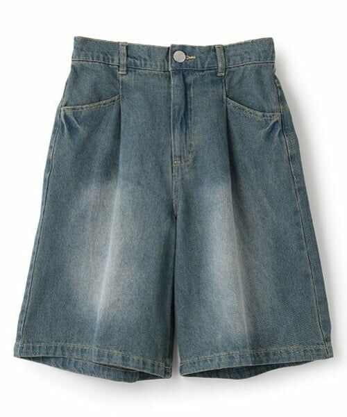 Lovetoxic / ラブトキシック ショート・ハーフ・半端丈パンツ | 【LTXC】タックハーフデニムパンツ | 詳細7