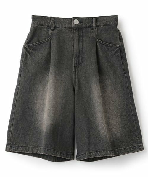 Lovetoxic / ラブトキシック ショート・ハーフ・半端丈パンツ | 【LTXC】タックハーフデニムパンツ | 詳細8