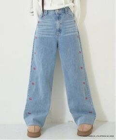 Lovetoxic / ラブトキシック その他パンツ | 【サンリオキャラクターズ】刺しゅうデニムパンツ