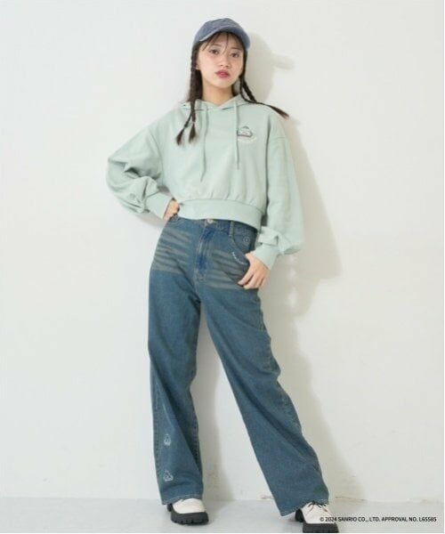 Lovetoxic / ラブトキシック その他パンツ | 【サンリオキャラクターズ】刺しゅうデニムパンツ | 詳細4