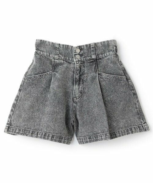 Lovetoxic / ラブトキシック ショート・ハーフ・半端丈パンツ | 美脚見えタックフレアデニムキュロット | 詳細12