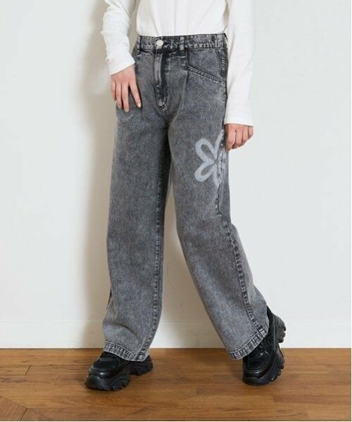 Lovetoxic / ラブトキシック その他パンツ | スプレーアソートデニムパンツ（黒）