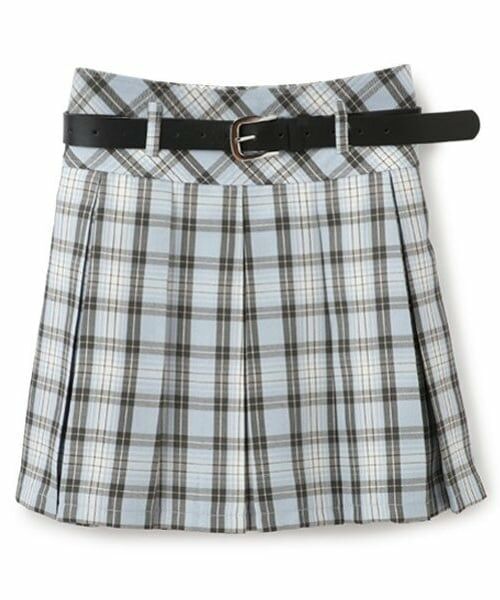 Lovetoxic / ラブトキシック ショート・ハーフ・半端丈パンツ | 【GOODPRICE】ベルト付チェックプリーツスカ-ト | 詳細6